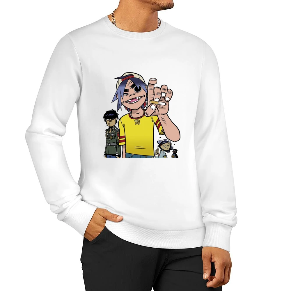 Feel good inc - Gorillaz band Men Pullover Sweatshirt