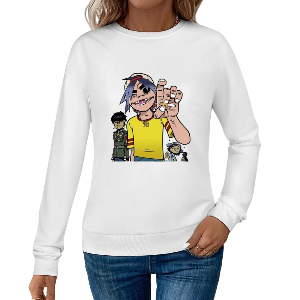 Feel good inc - Gorillaz band Women Pullover Sweatshirt