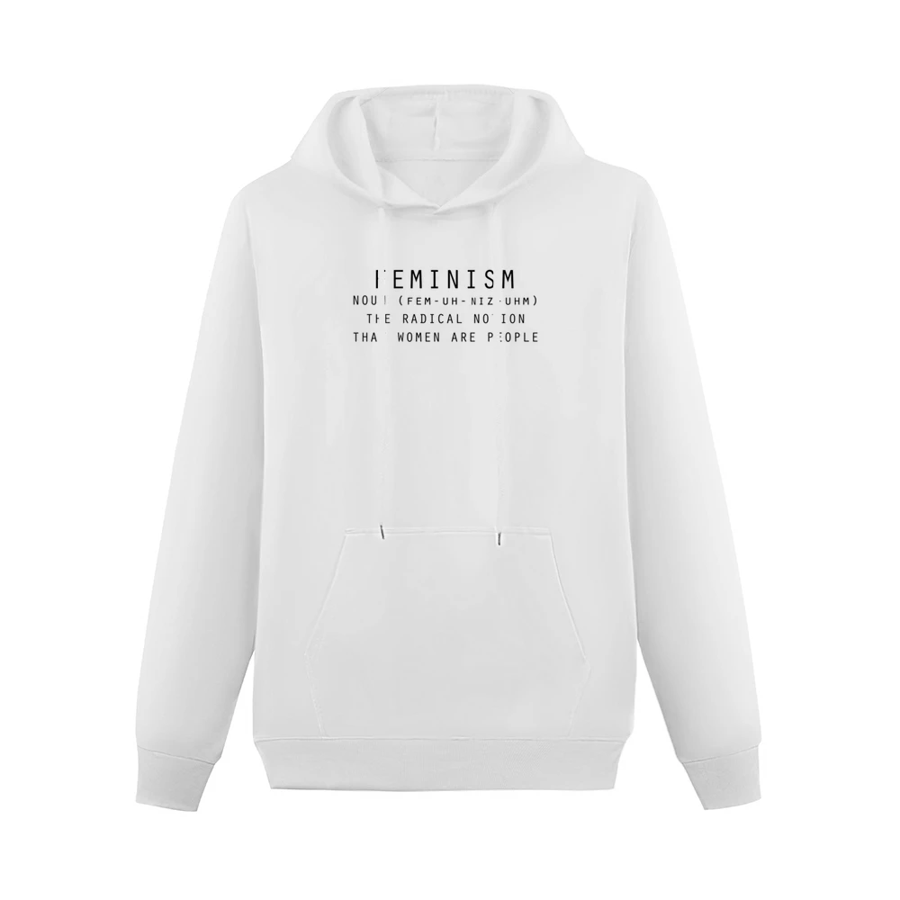 Feminism Noun Dictionary Fun Women Are People Definition Cool Graphic Men Hoodie With Pocket