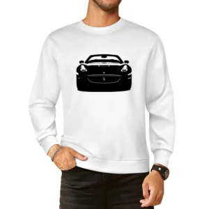 Ferrari California Spyder Convertible Car Front Grill Enthusiast Graph European Size Pullover Sweater