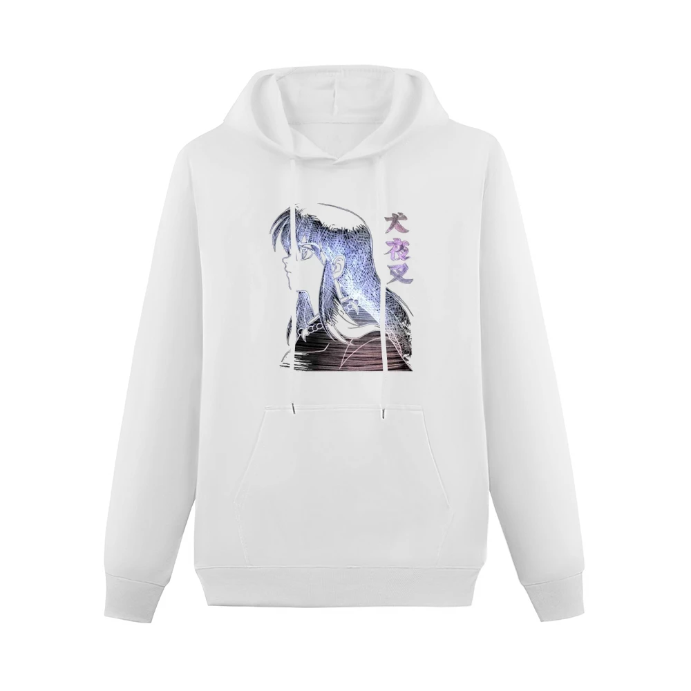 Feudal Fairy Tale InuYasha the half demon Dog human form Sketch T Shir Men Hoodie With Pocket