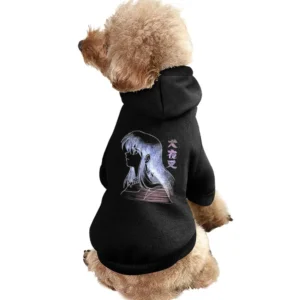 Feudal Fairy Tale InuYasha the half demon Dog human form Sketch T Shir Pet Apparel Clothes