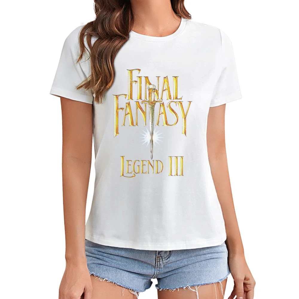 Final Fantasy Legend 3 Game Boy Nintendo Old School Retro Video Game F Asian Size Women Ladies T-shirt