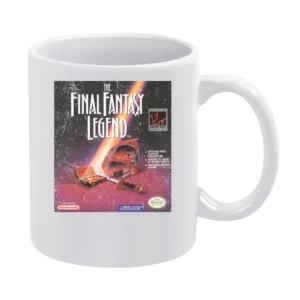 Final Fantasy Legend Game Boy Nintendo Old School Retro Video Game Fan White Mug