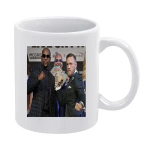 Floyd Mayweather Connor Mcgregor Moneybelt Tshirt White Mug