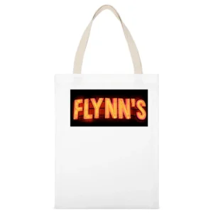 Flynns Arcade Tron White Canvas Tote Shopping Bag