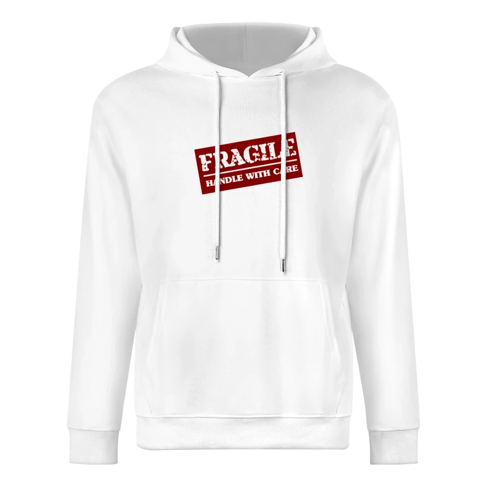 Fragile stamp - handle with care European Size Men Hoodie