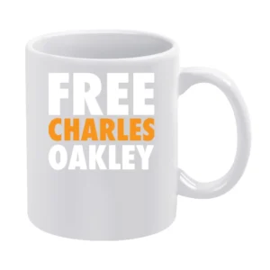 Free Charles Oakley New York Basketball Funny Simple Color White Mug