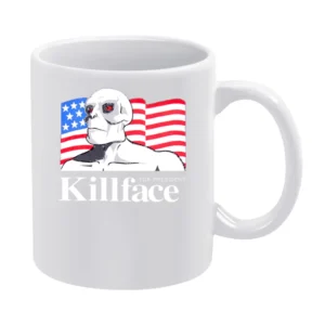 Frisky Dingo Killface For President White Mug
