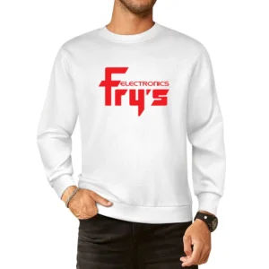 Fry's Electronics American Retail Store Logo European Size Pullover Sweater