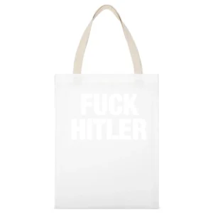 Fuck Hitler Funny Lil Dicky Rap Music Video Jewish Flow Comedy Hip Hop White Canvas Tote Shopping Bag