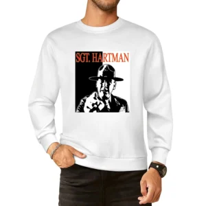 Full Metal Jacket Hartman Movie European Size Pullover Sweater