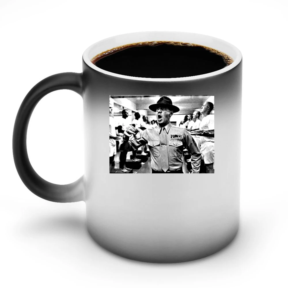 Full Metal Jacket Movie Sgt Hartman Discoloration Mug