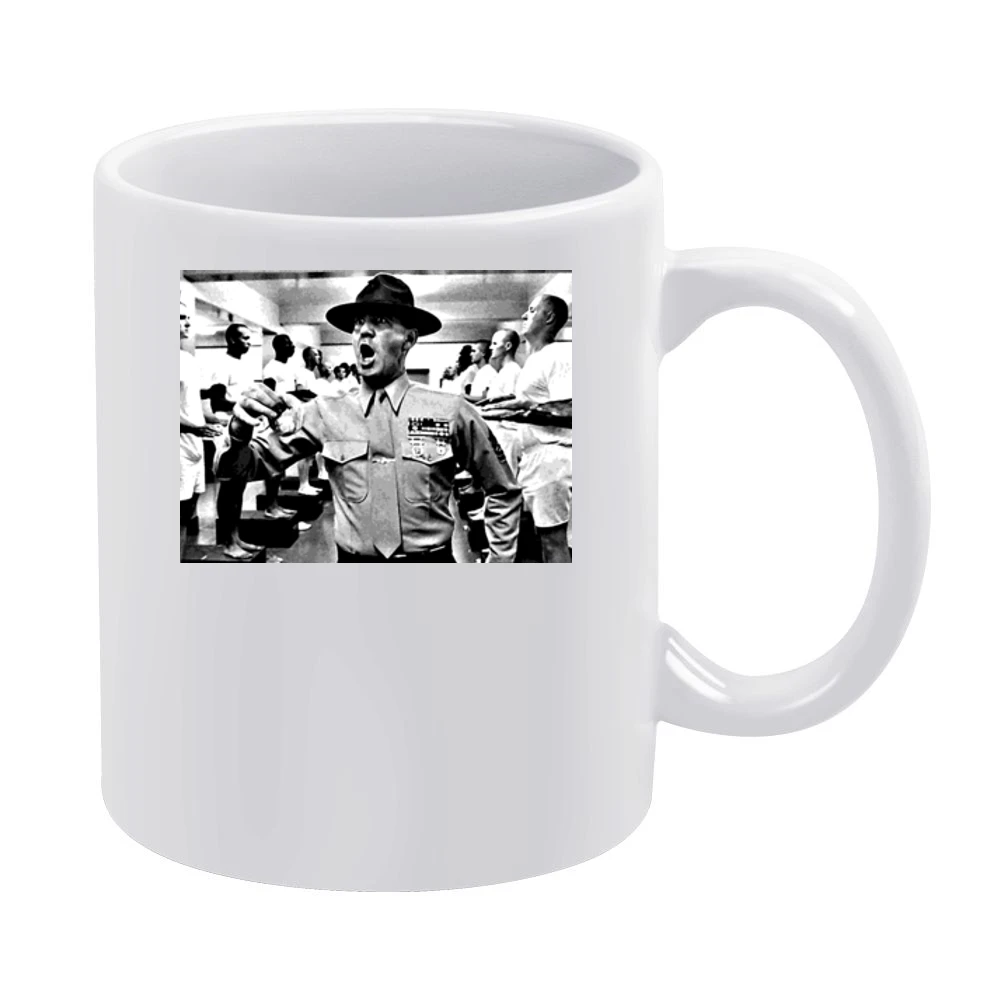 Full Metal Jacket Movie Sgt Hartman White Mug