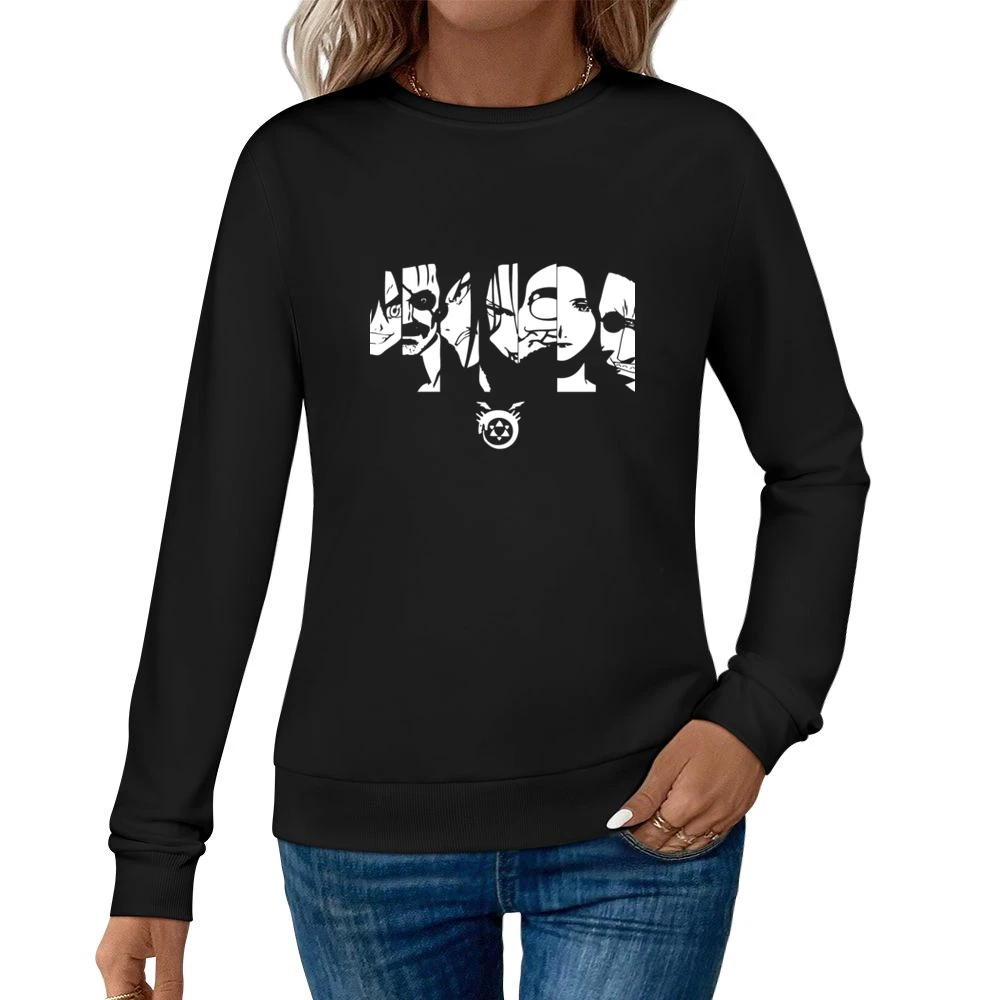 Fullmetal Alchemist Seven sins homunculus envy gluttony greed lust pri Women Pullover Sweatshirt