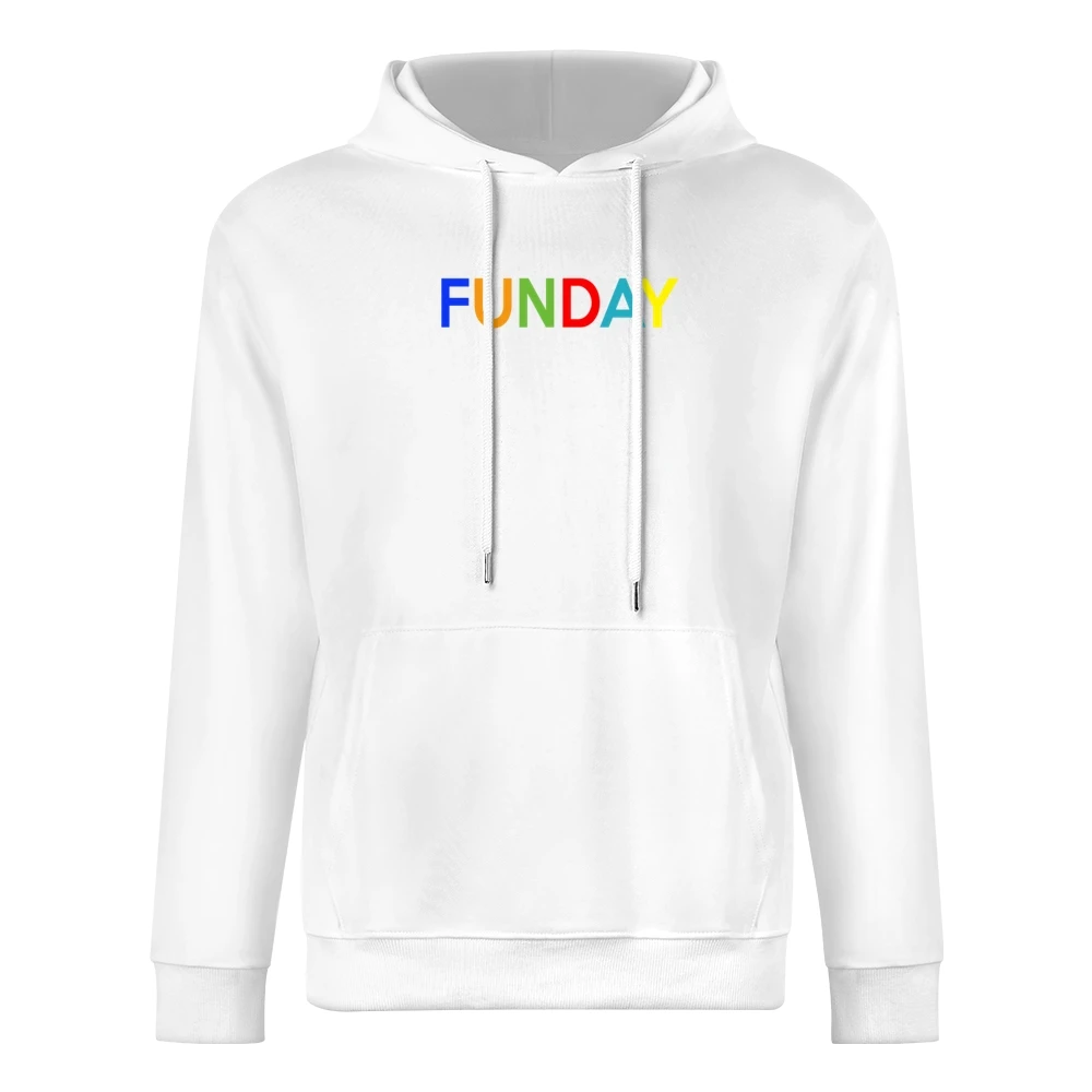 Funday Fun Sunday Weekend Warrior Popular Graphic European Size Men Hoodie