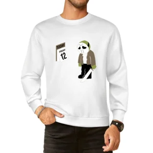 Funny parody Friday the 13th Jason Fiday 12th calendar European Size Pullover Sweater