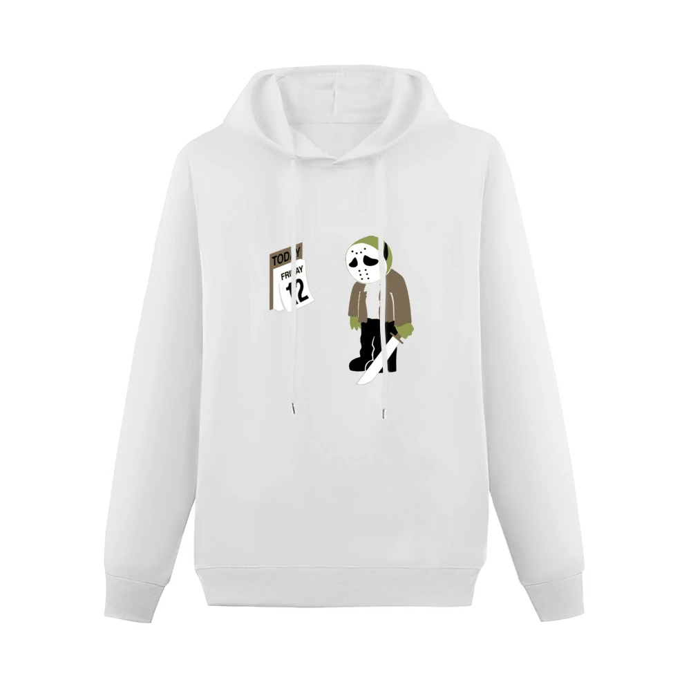 Funny parody Friday the 13th Jason Fiday 12th calendar Men Hoodie Without Pocket