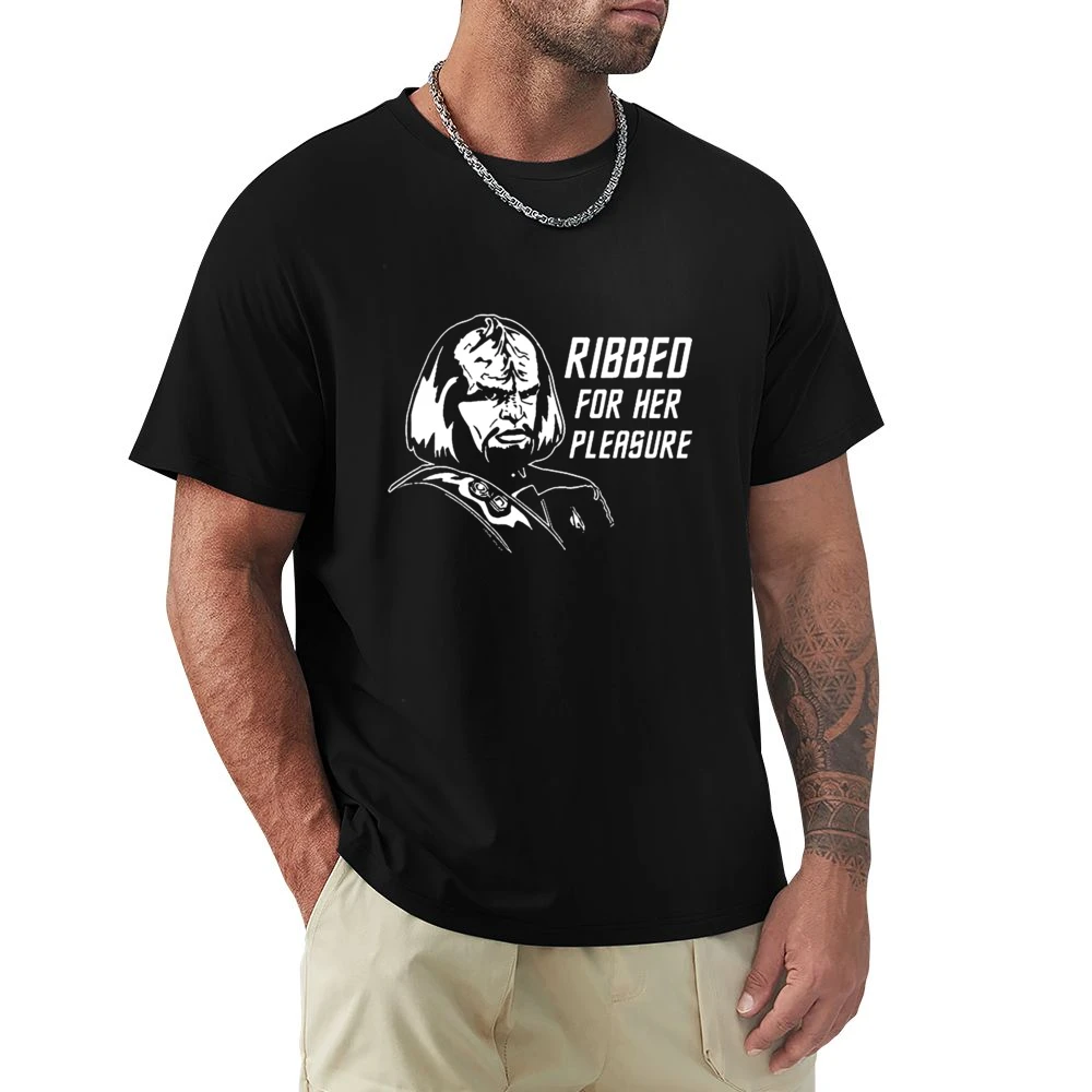 Funny star trek Klingon ribbed for her pleasure Premium Men T-shirt