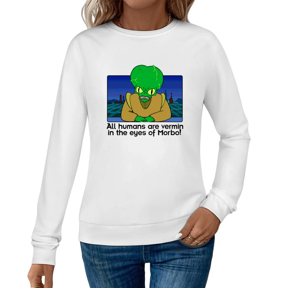 Futurama Morbo Women Pullover Sweatshirt