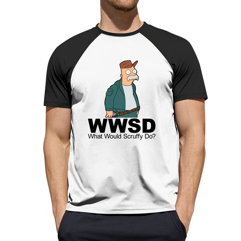 Futurama Scruffy The Janitor Men Short Sleeve T-Shirt