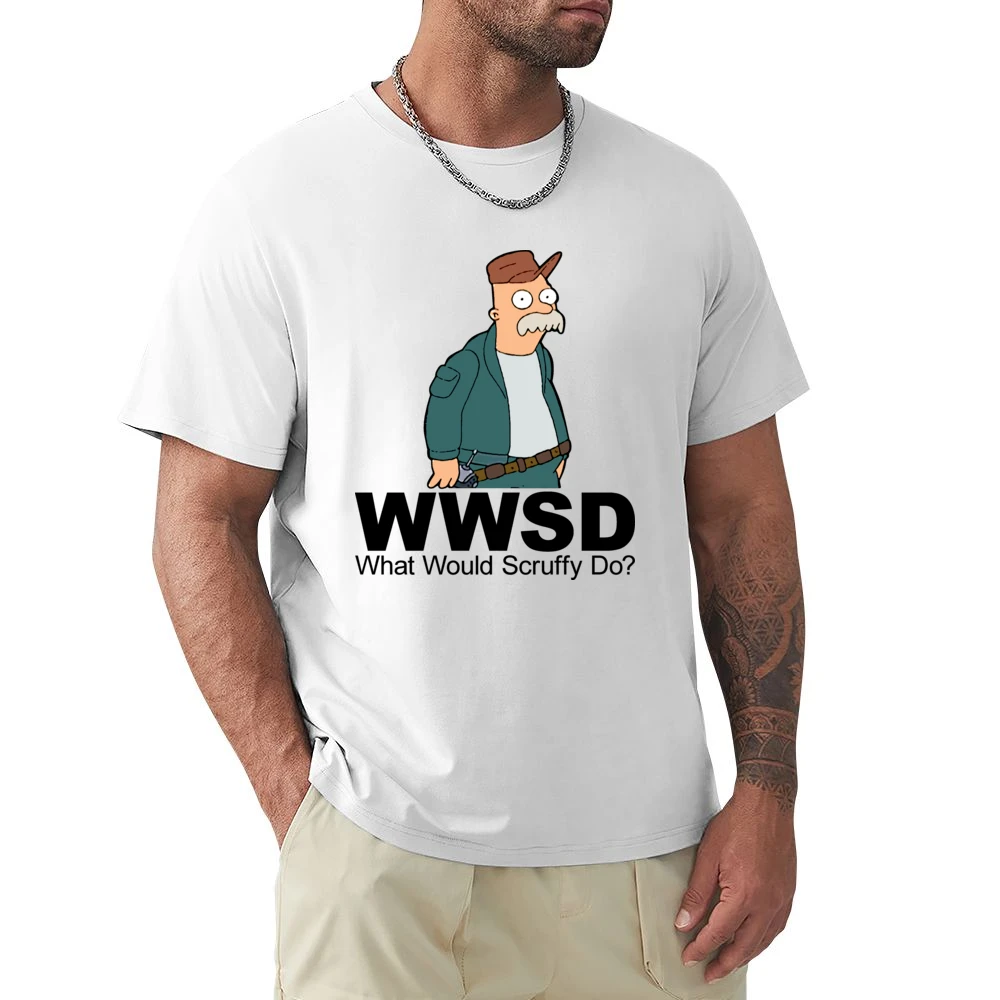 Futurama Scruffy The Janitor Premium Men T-shirt