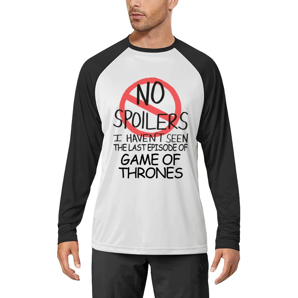 Game Of Thrones No Spoilers Last Episode Tv Funny Men Long Sleeve T-Shirt