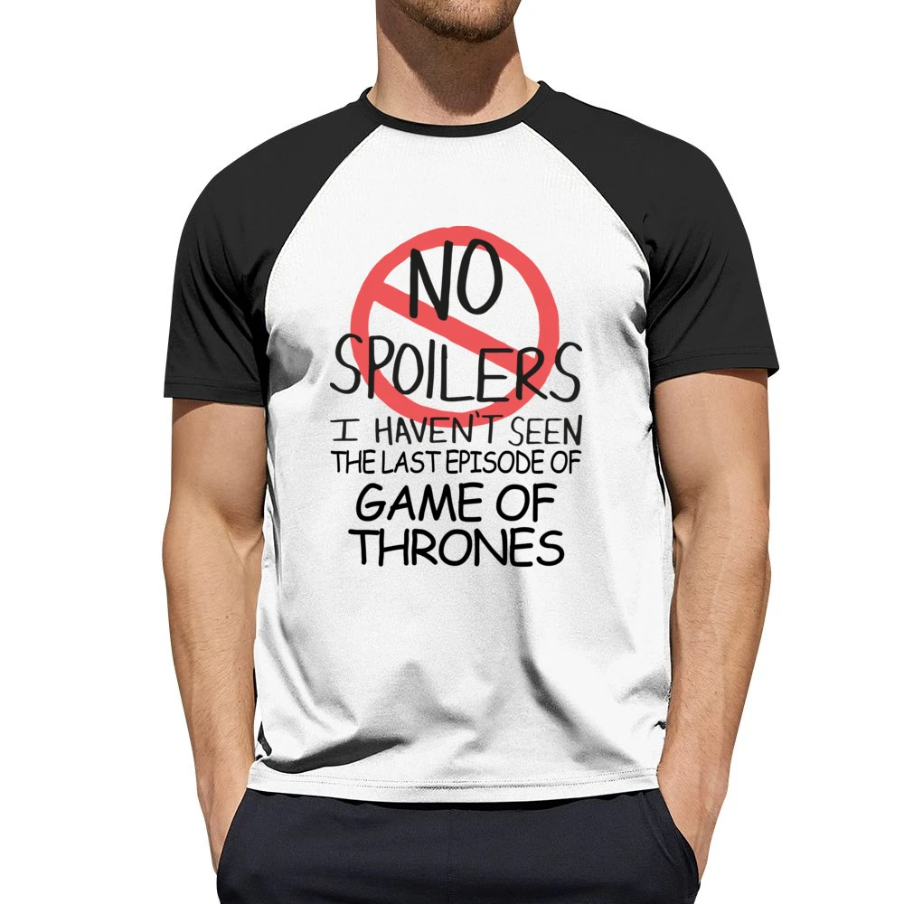 Game Of Thrones No Spoilers Last Episode Tv Funny Men Short Sleeve T-Shirt