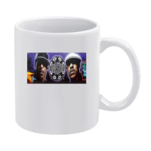 Gangstarr Memorial Wall Tshirt White Mug