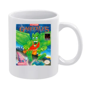 Gargoyles Quest Game Boy Nintendo Old School Retro Video Game Fan Dist White Mug