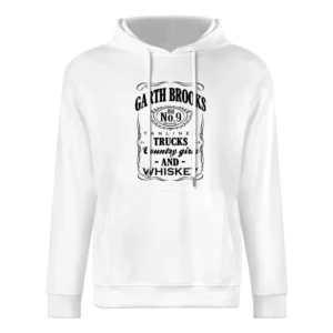 Garth Brooks Tan Lines Trucks Country Girls And Whiskey Popular Graphi European Size Men Hoodie