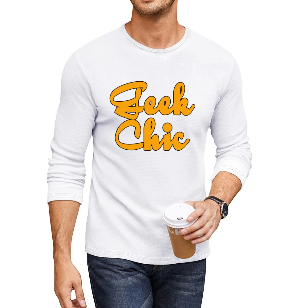 Geek Chick geeky show your self girls Men CrewNeck Long Sleeve T-Shirt