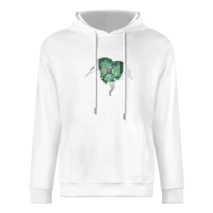 Geek heart Motherboard computer componets funy European Size Men Hoodie