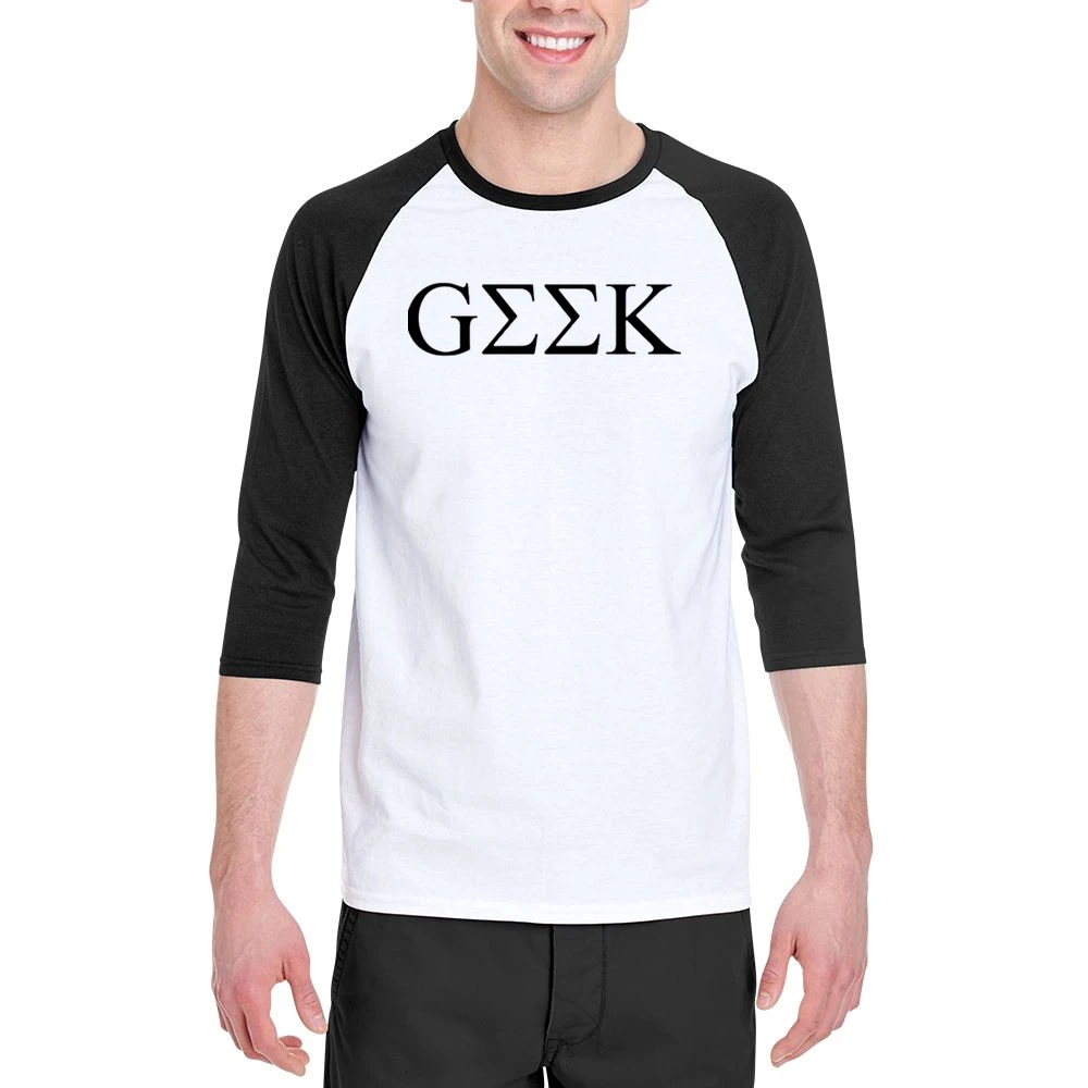 Geek text Men 3/4 Sleeve T-Shirt