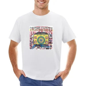 George Clinton Computer Games Album Cover Distressed Image Asian Size Men T-Shirt