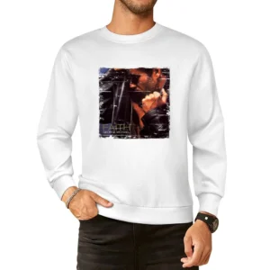 George Michael Faith Album Cover Distressed Image European Size Pullover Sweater