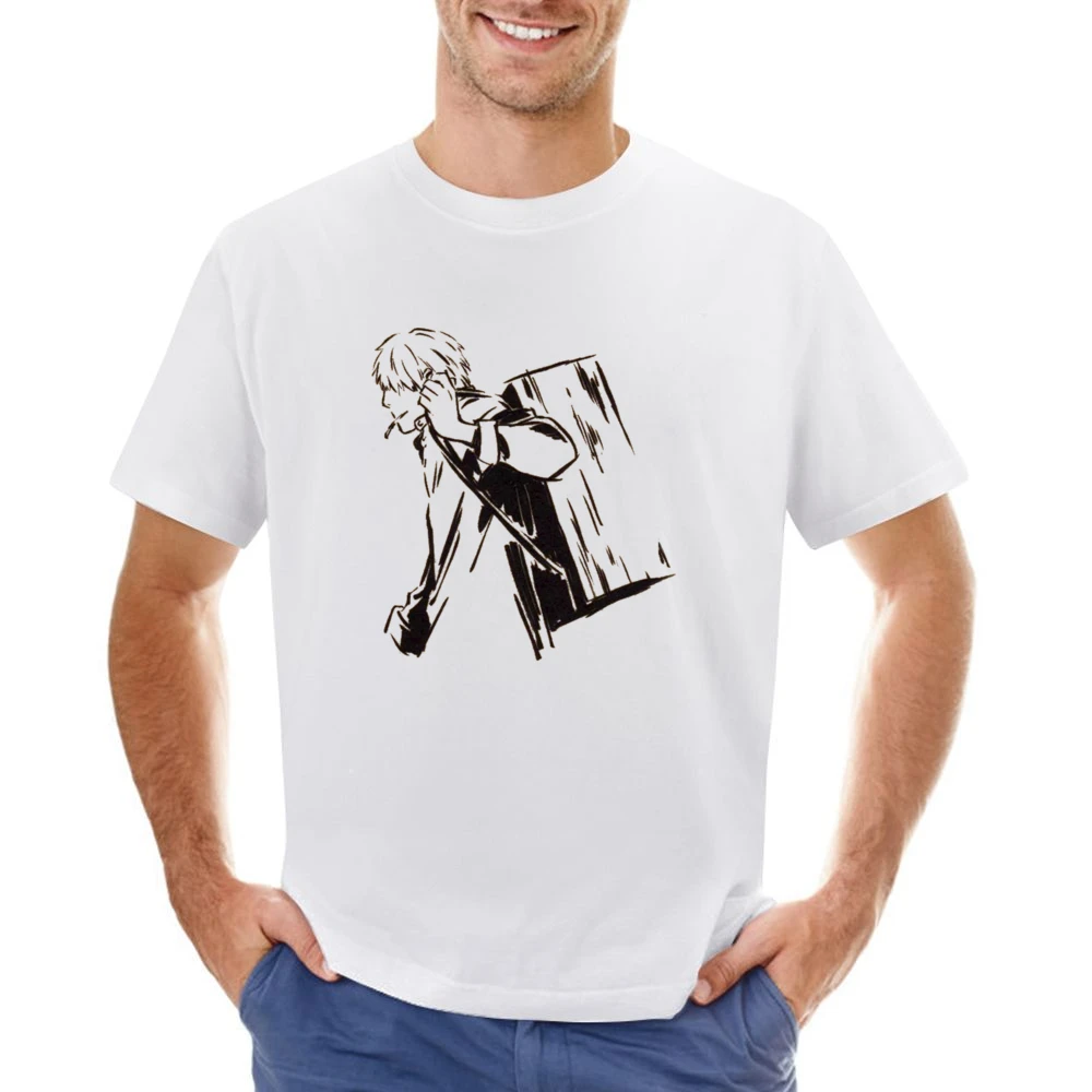 Ginko Wondering Mushi master Mushishi manga anime Asian Size Men T-Shirt