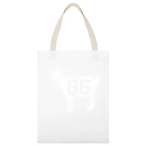Goat Nikita Kucherov Tampa Bay Vintage Hockey Fan White Canvas Tote Shopping Bag