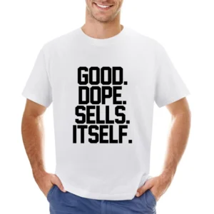 Good Dope Sells Itself Cool Urban Hip Hop Rap Music Producer Waajeed D Asian Size Men T-Shirt