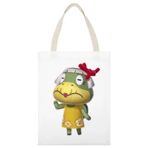 Grams From Animal Crossing Nintendo Character Video Game White Canvas Tote Shopping Bag