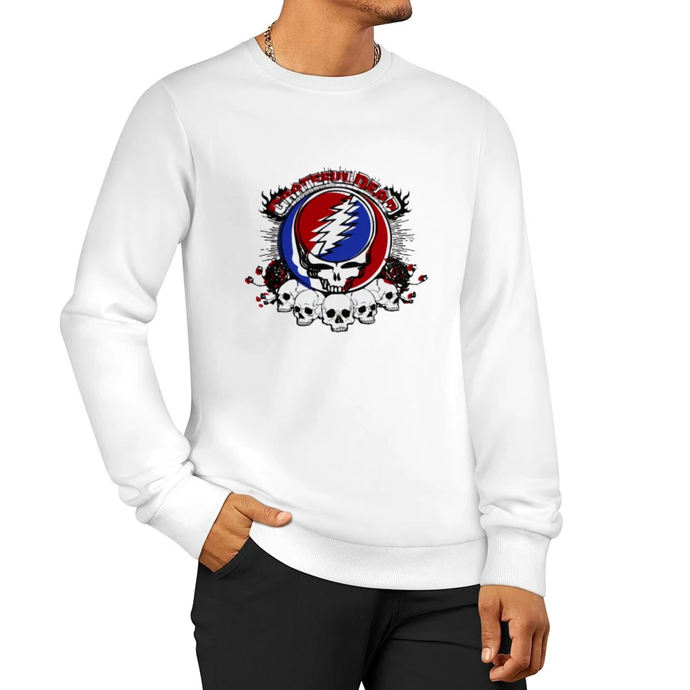 Grateful death skull Men Pullover Sweatshirt