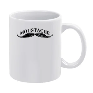 Great Moustache White Mug