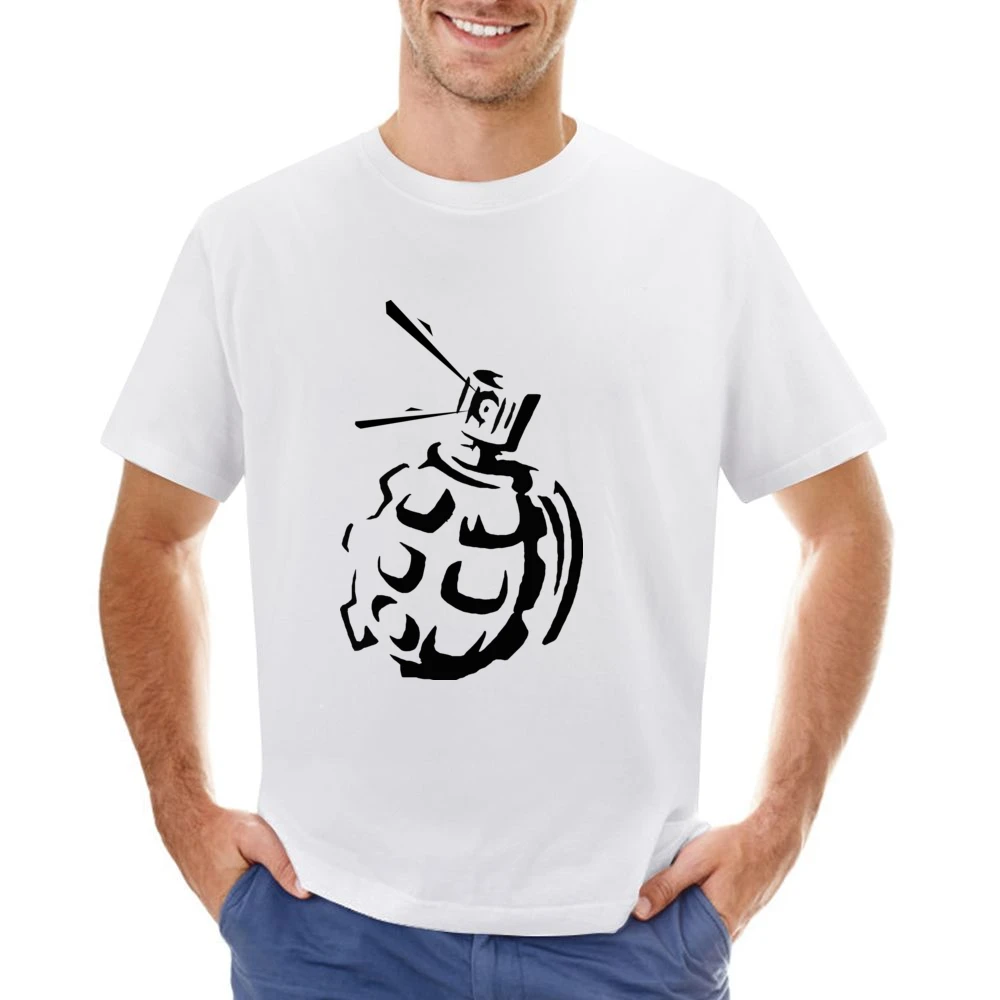 Grenade Tag Graffiti Art Asian Size Men T-Shirt