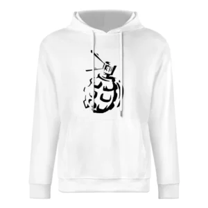 Grenade Tag Graffiti Art European Size Men Hoodie