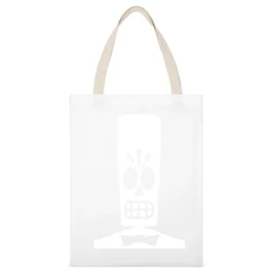 Grim Fandango Manny Calavera Video Game White Canvas Tote Shopping Bag