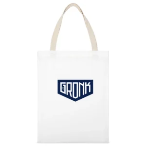Gronkowki Patriots Tshirt White Canvas Tote Shopping Bag