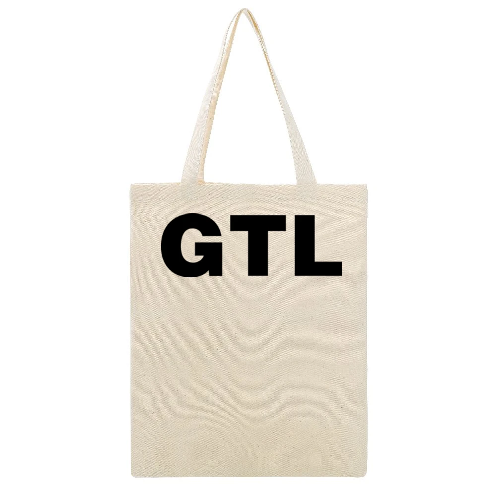 Gtl Jersey Shore Funny Beige Canvas Tote Shopping Bag