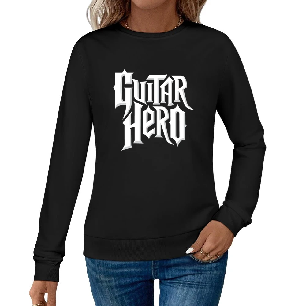 Guitar Hero Music Women Pullover Sweatshirt