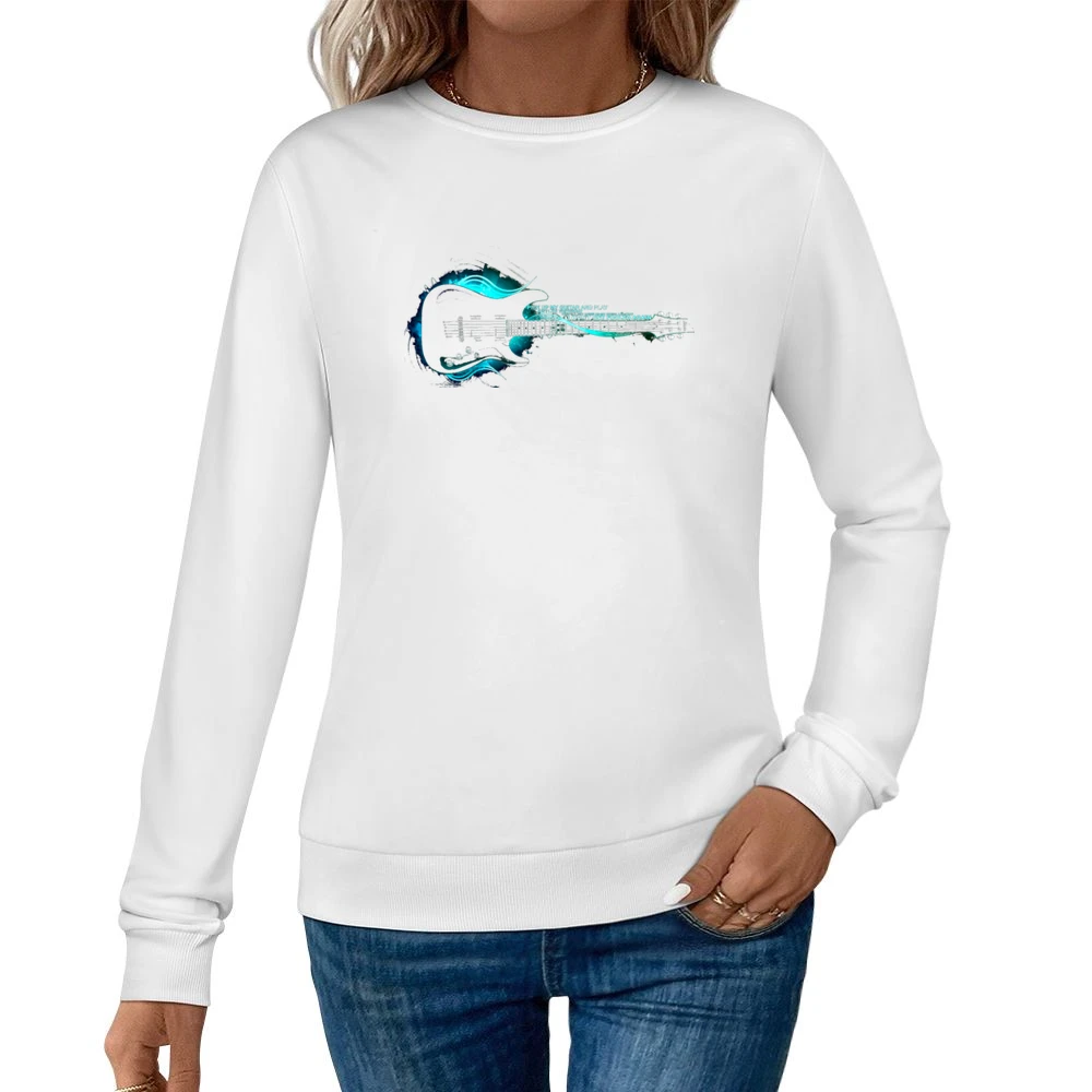 Guitar Music Women Pullover Sweatshirt