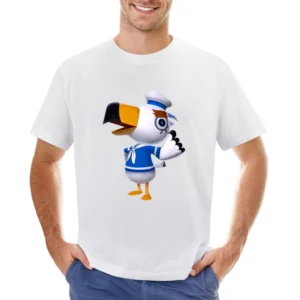 Gulliver From Animal Crossing Nintendo Character Video Game Asian Size Men T-Shirt